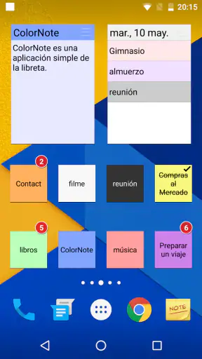 ColorNote Bloc de notas Notas screenshot