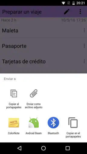ColorNote Bloc de notas Notas screenshot