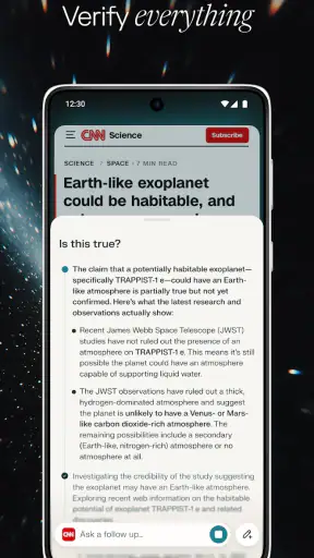 Comet: Navegador con IA screenshot