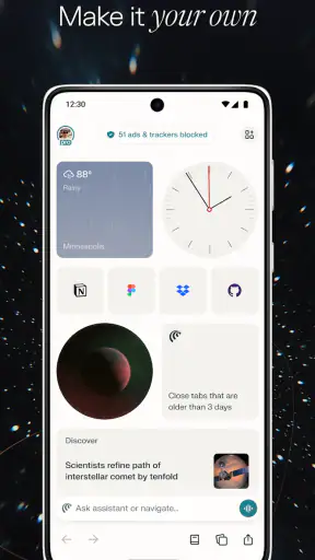Comet: Navegador con IA screenshot