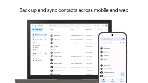 Contactos screenshot