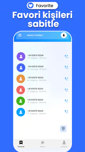 Contactos y bloqueo de spam screenshot