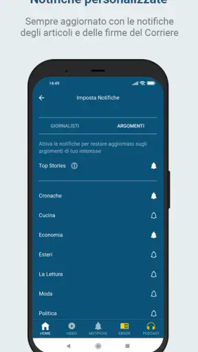 Corriere della Sera screenshot