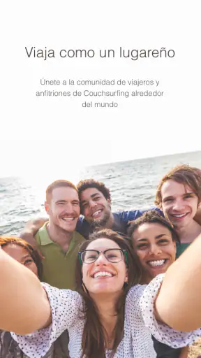 Couchsurfing Travel App screenshot