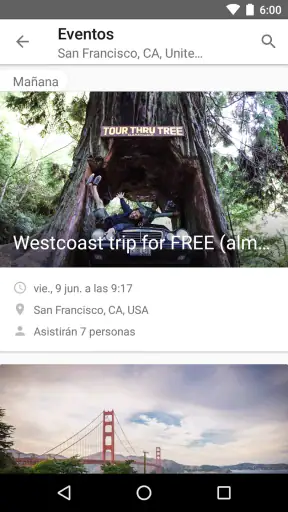 Couchsurfing Travel App screenshot