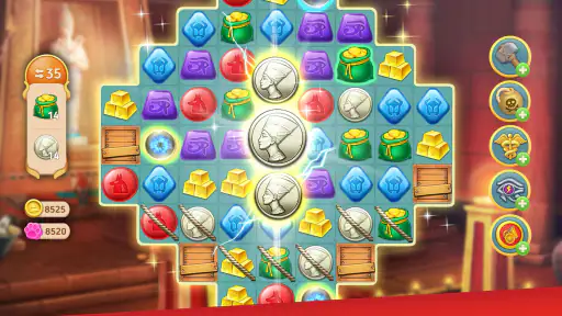 Cradle of Empires Match-3 Game screenshot
