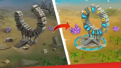 Cradle of Empires Match-3 Game screenshot