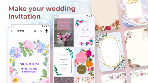 Creador de tarjetas de boda screenshot