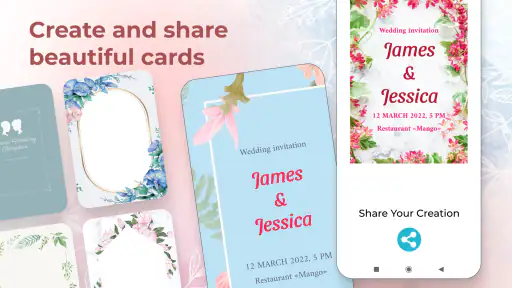 Creador de tarjetas de boda screenshot