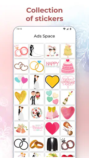 Creador de tarjetas de boda screenshot