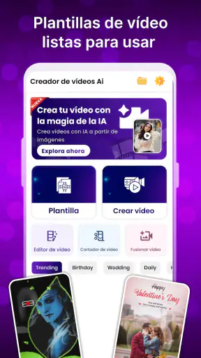 Creador vídeos con IA y música screenshot