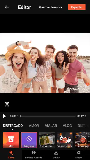 Creador y editor de videos screenshot