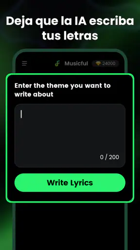 Crear música con IA: Musicful screenshot