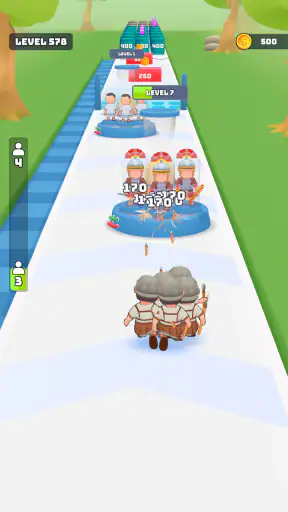 Crowd Champs: Juego runner 3D screenshot