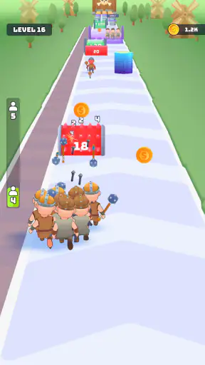 Crowd Champs: Juego runner 3D screenshot