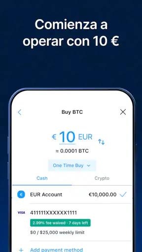 Crypto.com: Compra Cripto, BTC screenshot