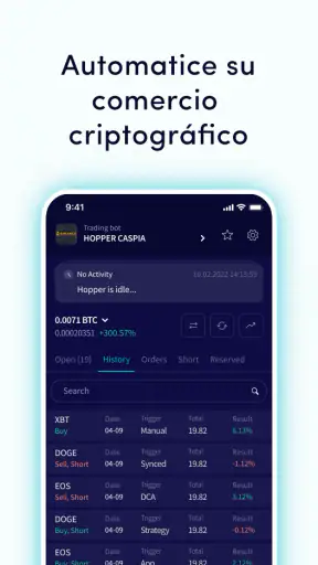 Cryptohopper Opera con cripto screenshot