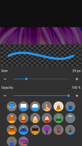 Cuaderno de dibujos digitales screenshot