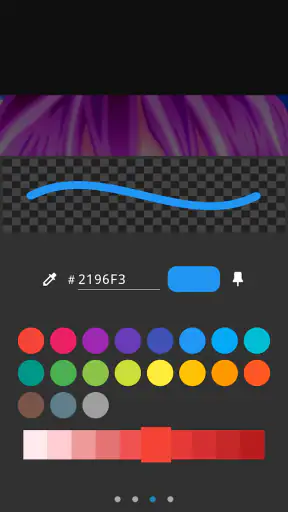 Cuaderno de dibujos digitales screenshot