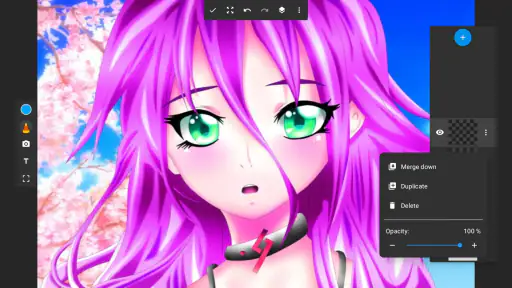 Cuaderno de dibujos digitales screenshot