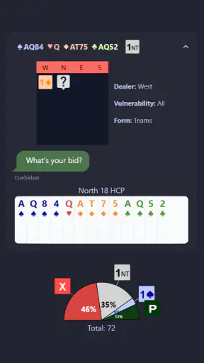 Cuebids screenshot