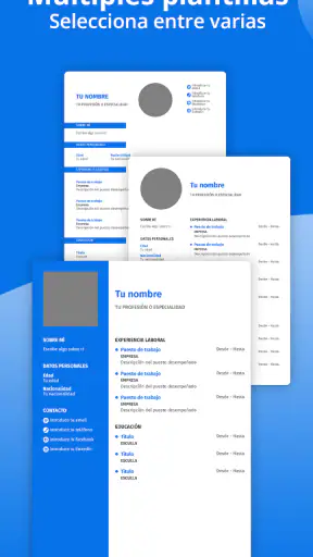 Currículum Vitae - Crea CV PDF screenshot
