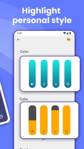 Custom volumen panel: Estilos screenshot