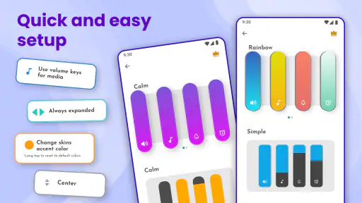 Custom volumen panel: Estilos screenshot