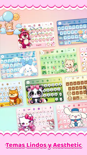 Cute Keyboard: Teclado Emoji screenshot