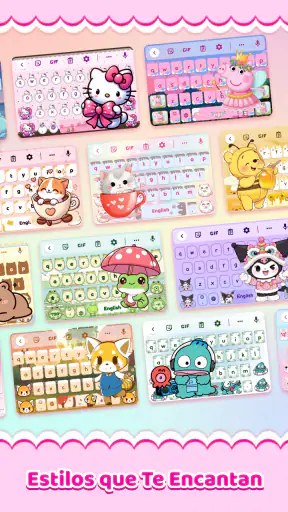 Cute Keyboard: Teclado Emoji screenshot