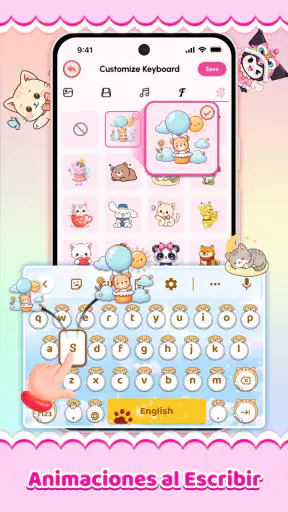 Cute Keyboard: Teclado Emoji screenshot