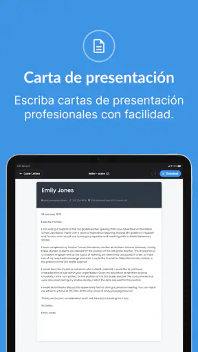 CVwizard: Creador de CV IA screenshot
