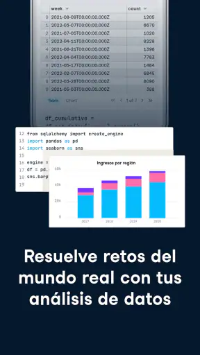 DataCamp: Cursos de Datos e IA screenshot