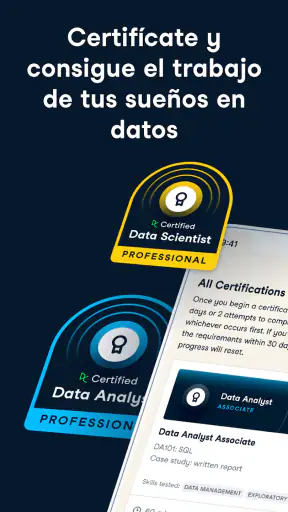 DataCamp: Cursos de Datos e IA screenshot