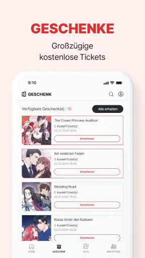 LEZHIN DE screenshot