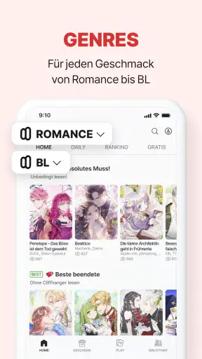 LEZHIN DE screenshot