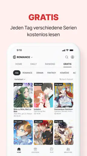 LEZHIN DE screenshot