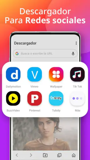 Descargador screenshot
