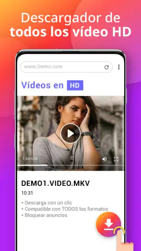 Descargador screenshot