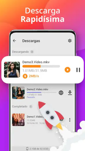 Descargador screenshot