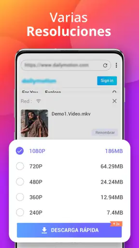 Descargador screenshot