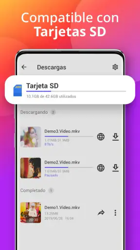 Descargador screenshot
