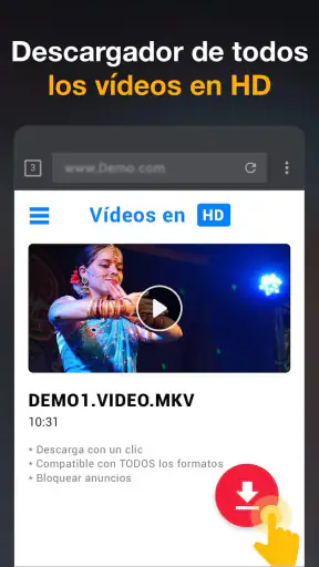 Descargador de vídeos en HD screenshot