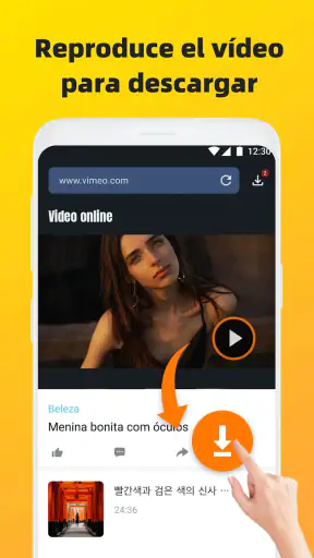 Descargar videos, Descargador screenshot