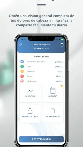 Diario de Migraña screenshot