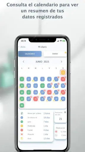 Diario de Migraña screenshot