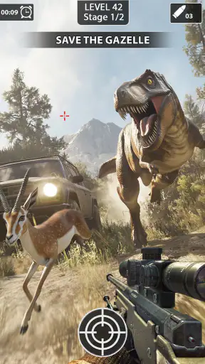 Dino Hunter: Disparos salvajes screenshot