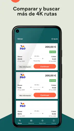 Direct Ferries screenshot
