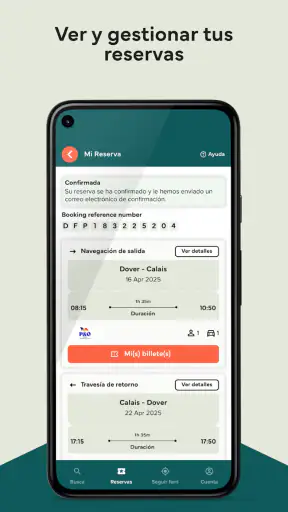 Direct Ferries screenshot