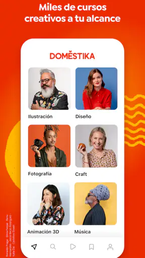 Domestika - Cursos Online screenshot